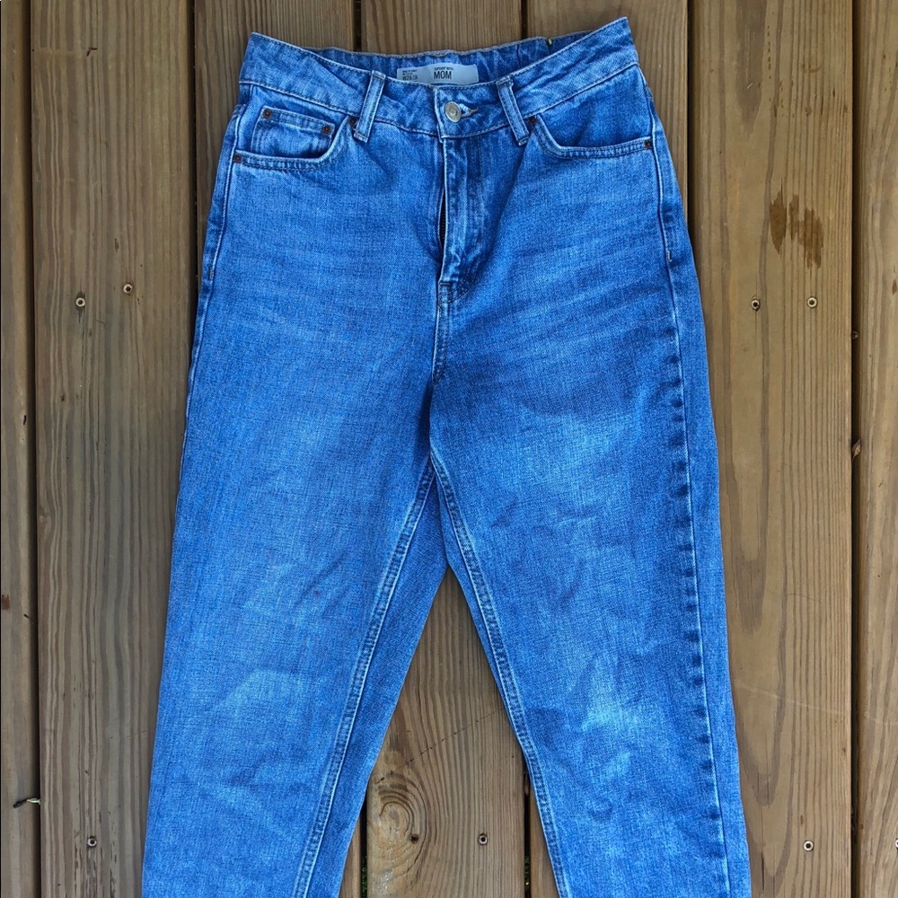 Topshop Moto Mom High Waisted Jeans W26xL30